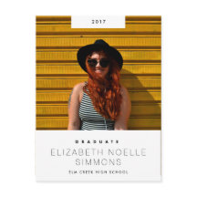 Cartão postal de Formatação Moderna de Tendência M