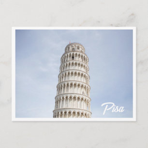 Cartão Postal de Foto de Pisa Itália