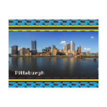 Cartão postal de foto de Pittsburgh