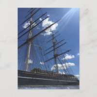 Cartão postal de foto do navio Cutty Sark London U