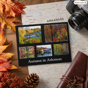 Cartão postal de fotografia de outono em Arkansas