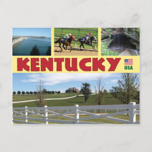 Cartão postal de fotos multiview do Kentucky USA