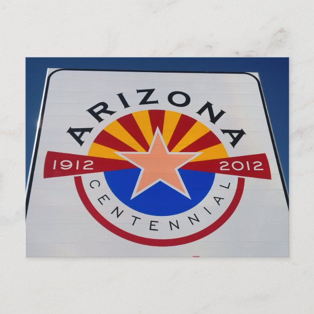 Cartão postal de fronteira de Arizona-Utah (Frente)