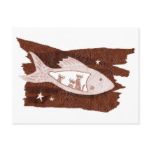 Cartão postal de furões espaciais