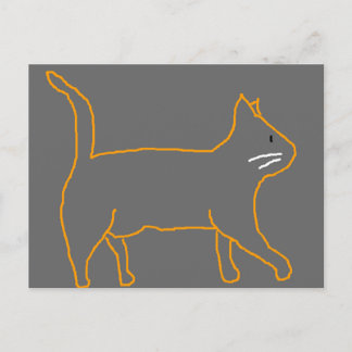 Cartão postal de gato