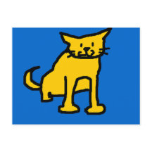 Cartão postal de gato