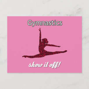 Cartão postal de Ginástica para Meninas que amam G