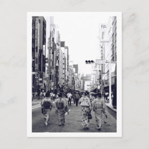 Cartão postal de Ginza Tóquio Chuo-dori