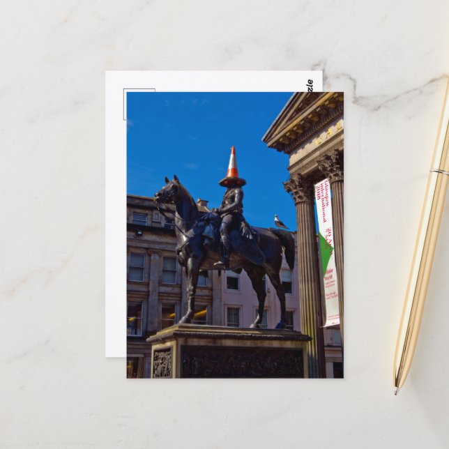 Cartão Postal de Glasgow (Frente/Verso In Situ)