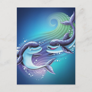 Cartão Postal de Golfinho