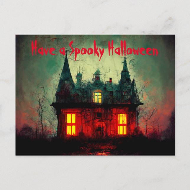 Cartão postal de Halloween (Frente)