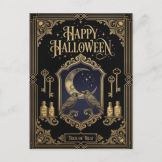 Cartão postal de Halloween