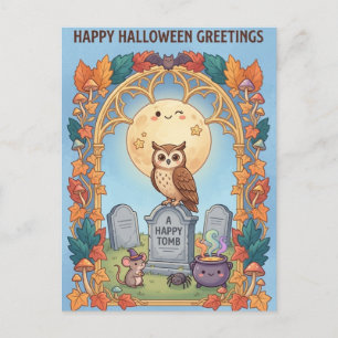 Cartão postal de Halloween