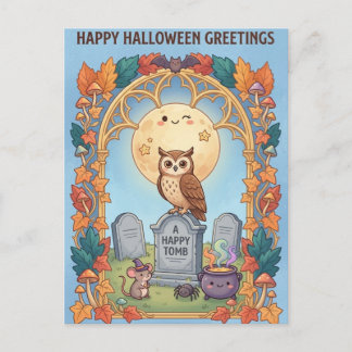 Cartão postal de Halloween
