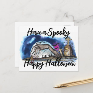 Cartão postal de Halloween