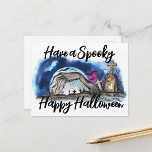 Cartão postal de Halloween
