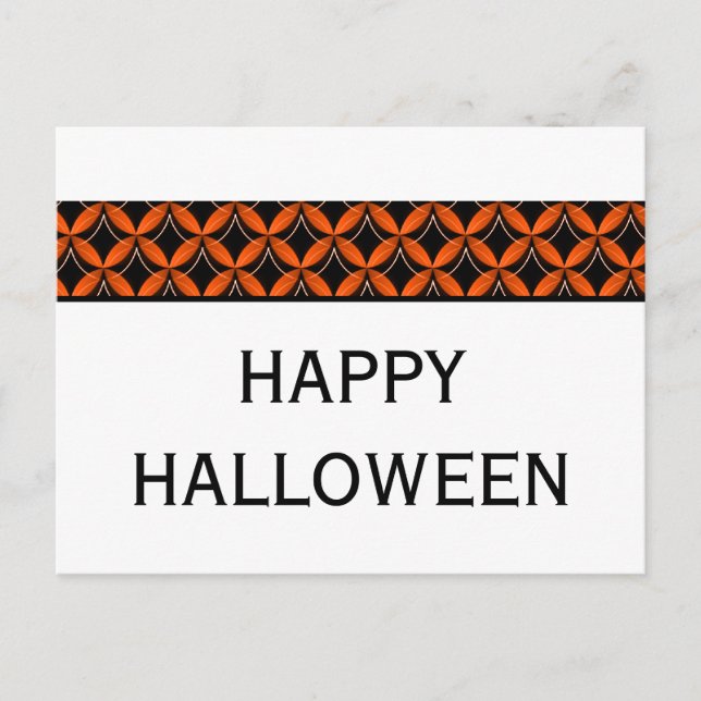 Cartão postal de Halloween do Rico Glam (Frente)