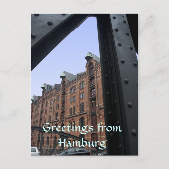Cartão postal de Hamburgo (Frente)