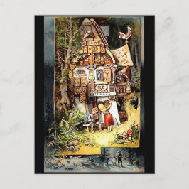 cartão postal de hansel e gretel 2