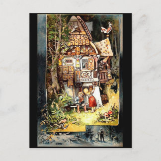 cartão postal de hansel e gretel 2
