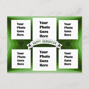 Cartão postal de Hanukkah feliz HAMbWG
