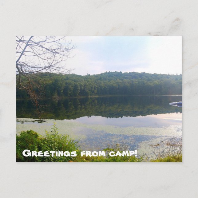 Cartão postal de Harmon Pond! (Frente)