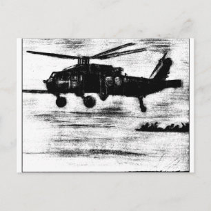 Cartão postal de helicóptero
