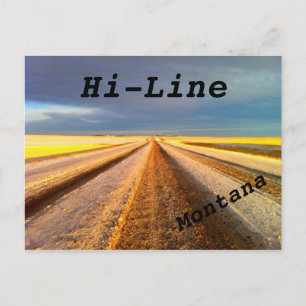 Cartão Postal de Hi-Line Montana