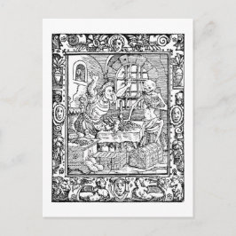 Cartão postal de história de alquimia