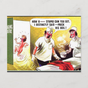 Cartão Postal de História em Quadrinhos Antiga