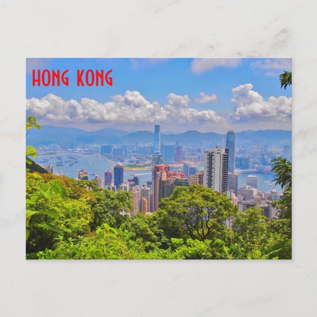 Cartão Postal de Hong Kong (Frente)