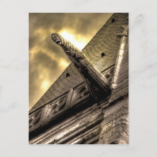 Cartão postal de horror gótico (Frente)