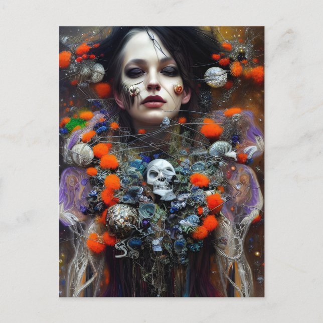 Cartão postal de Horror Halloween (Frente)