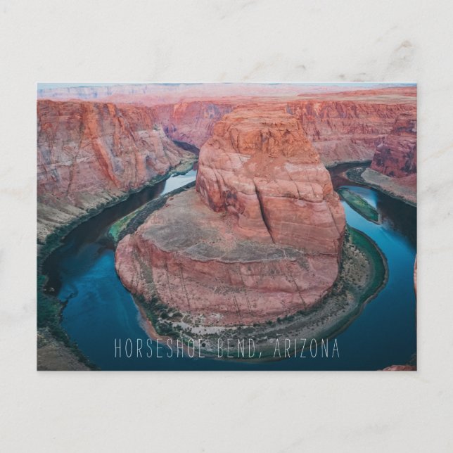 Cartão postal de Horseshoe Bend, Arizona (Frente)