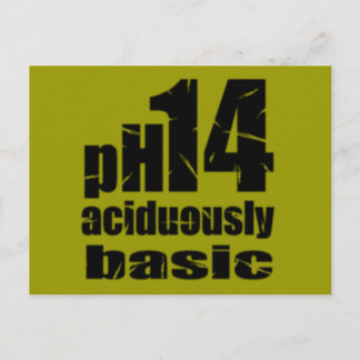Cartão postal de humor ácido básico