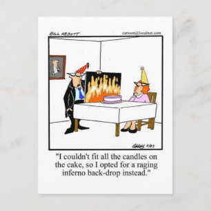 Cartão postal de humor de aniversário "Spectickles