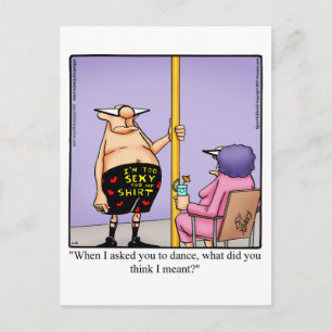 Cartão postal de humor de casamento para ele
