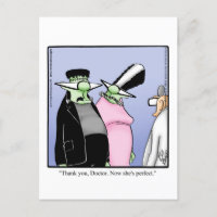 Cartão postal de Humor Hilário de Halloween