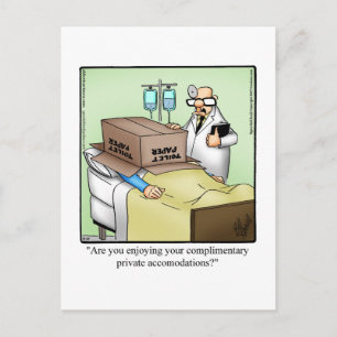 Cartão postal de humor para melhoras