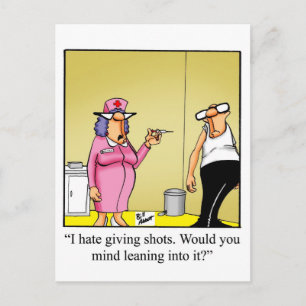 Cartão postal de humor para melhoras engraçado