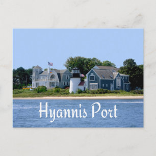 Cartão postal de Hyannis Port Massachusetts, Cabo 