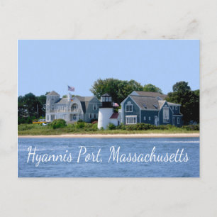 Cartão postal de Hyannis Port Massachusetts, Cabo 