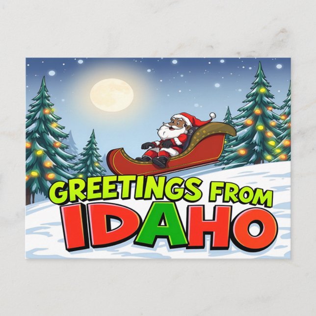 Cartão Postal de IDAHO (Frente)