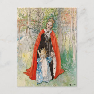 Cartão postal de ilustração clássica