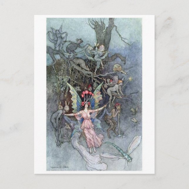 Cartão postal de ilustração clássica (Frente)