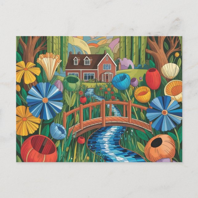 Cartão postal de ILUSTRAÇÃO NAIVE (Frente)