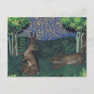 Cartão postal de ilustração vintage