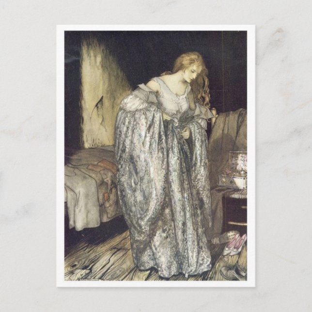 Cartão postal de ilustração vintage (Frente)