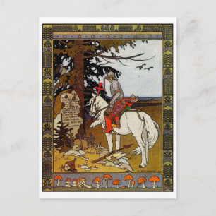 Cartão postal de ilustração vintage