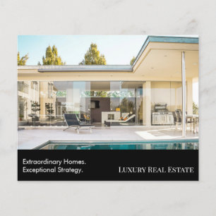 Cartão Postal de Imóveis de Luxo Modernos Casa S